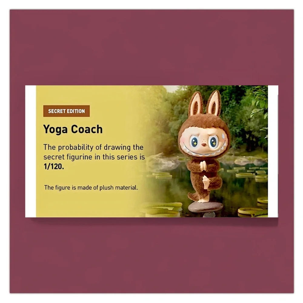 Pop Mart The Monsters Lazy Yoga Series - Blind Box - Figurine - Picture 13 of 16